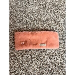 Columbia Primrose Hill Headband Faux Fur Pink Ear Warmer Women OS